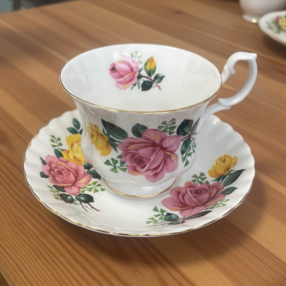 Vintage Royal Albert cup and saucer set